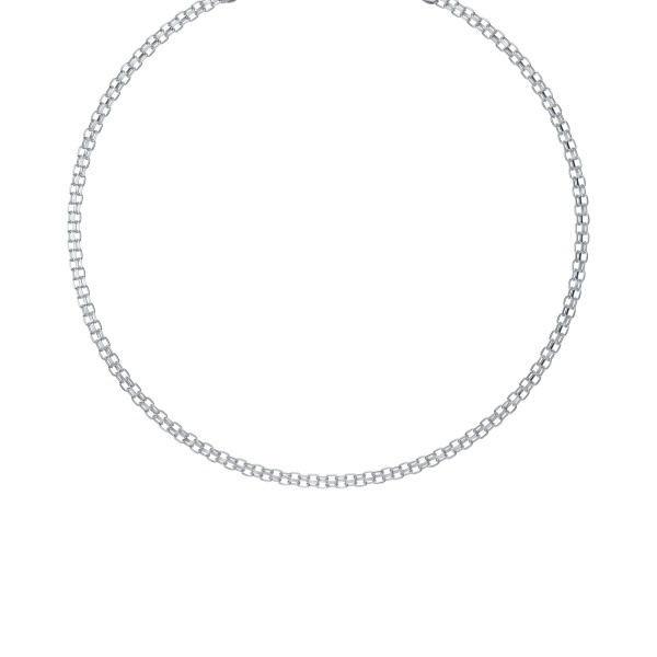 Колье-чокер из серебра